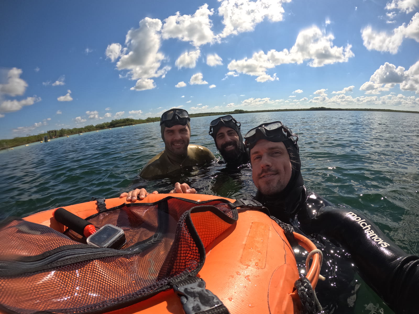 Myself, Alexey Molchanov, Matthieu Duvault. Laguna Kaan Luum